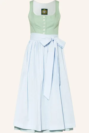Hammerschmid Dirndl Koflersee světle zelená tmavě modrá mátová