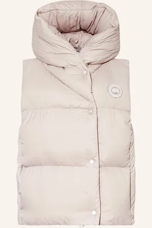Canada Goose Péřová Vesta Rhoda světle šedá
