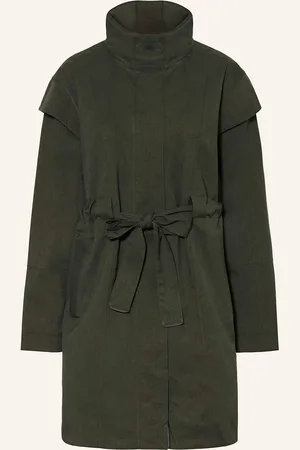 Brgn By Lunde & Gaundal Nepromokavý Plášť Monsun tmavě zelená