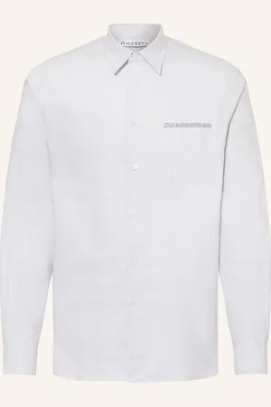 J.W.Anderson Košile Oxford Comfort Fit černošedá
