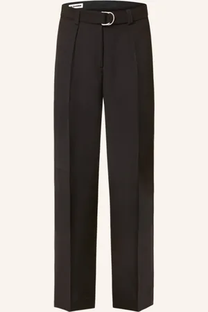 Jil Sander Marlene Kalhoty černá