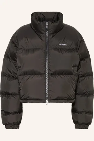 Vetements Péřová Bunda černá