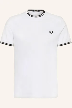 Fred Perry Tričko bílá modrá