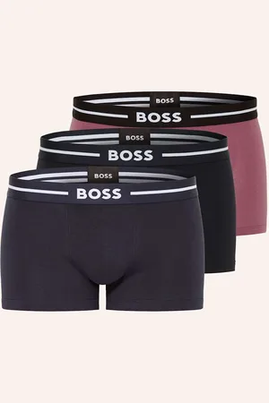 HUGO BOSS Boxerky, 3 Kusy V Balení černá starorůžová tmavě modrá