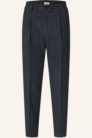 Drykorn Flanelové Kalhoty Chasy V Joggingovém Stylu Extra Slim Fit tmavě modrá