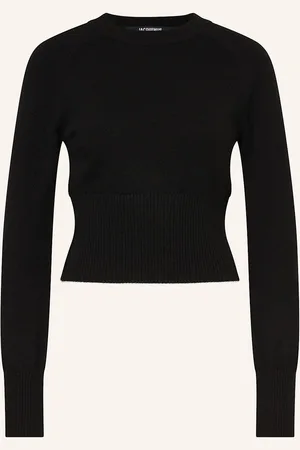 Jacquemus Kašmírový Svetr La Maille Soglia Shirt černá