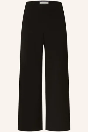 SEDUCTIVE Žerzejové Culotte Kalhoty Dagney černá