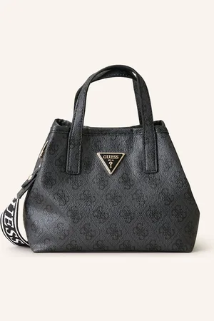 Guess Shopper Latona Mini tmavě šedá černá