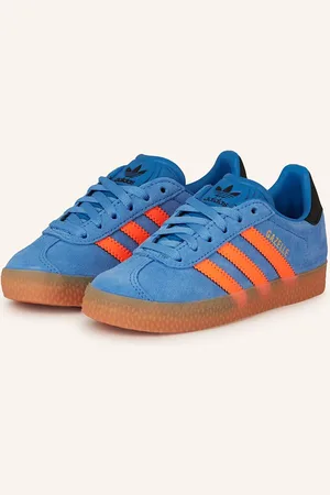 adidas Sneakersy Gazelle C modrá neonově oranžová černá