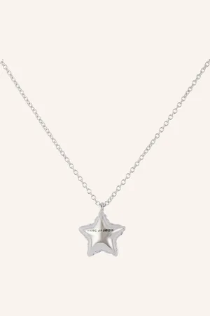 Marc Jacobs Řetízek Balloon Star stříbrná