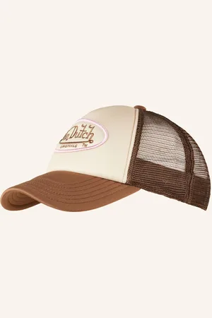 Von Dutch Kšiltovka Trucker Tampa hnědá tmavě žlutá růžová