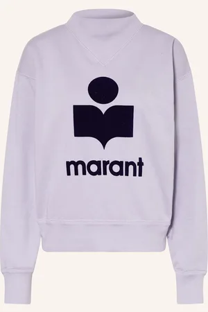 Marant Etoile Mikina Moby světle fialová tmavě modrá