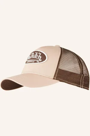 Von Dutch Kšiltovka Trucker Boston hnědá béžová