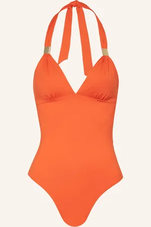 Heidi Klein Neckholder Plavky Pilanesberg oranžová