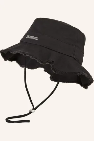 Jacquemus Klobouk Bucket Hat Le Bob Artichaut černá