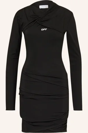 OFF-WHITE Pouzdrové Šaty černá