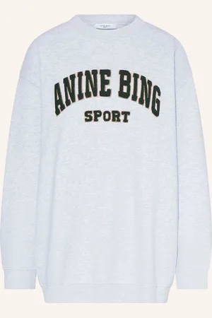 ANINE BING Mikina Tyler světle šedá