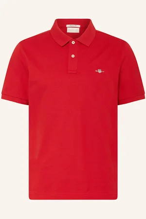 GANT Polokošile Z Piké Regular Fit červená
