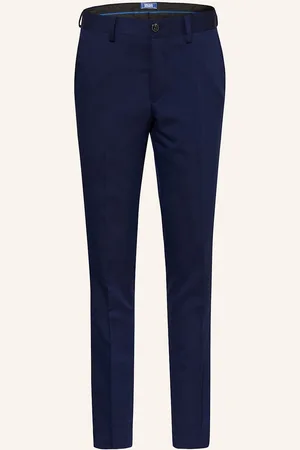 JACK & JONES Oblekové Kalhoty tmavě modrá