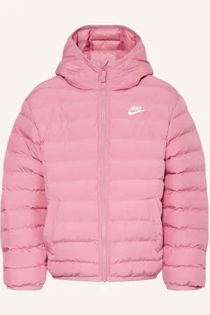 Nike Prošívaná Bunda růžová