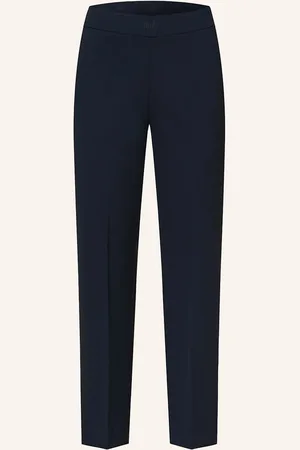 SEM PER LEI Bootcut Kalhoty Z Žerzejového Materiálu tmavě modrá