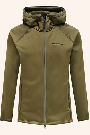 Peak Performance Bunda Midlayer Flo Chill Light olivová
