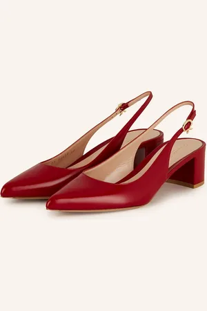 Gianvito Rossi Slingpumps S Otevřenou Patou Tokio tmavě červená