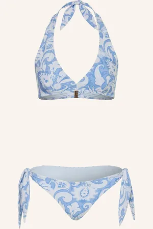 Etro Bikiny Se Zavazováním Okolo Krku tmavě modrá