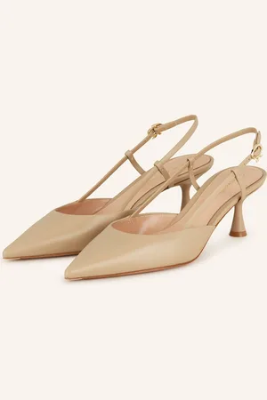 Gianvito Rossi Slingpumps S Otevřenou Patou Ascent 55 béžová