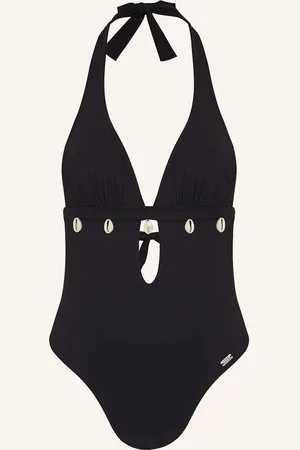 Banana Moon Neckholder Plavky Shellina Black černá