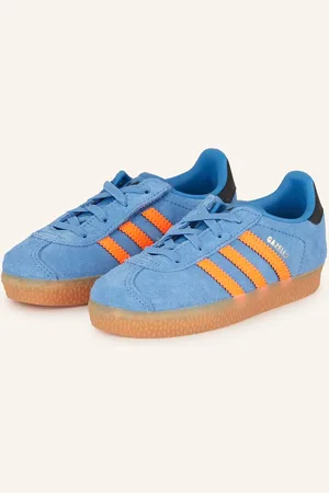 adidas Sneakersy Gazelle Cf El I modrá neonově oranžová