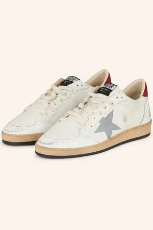 Golden Goose Sneakersy Ball Star bílá tmavě červená