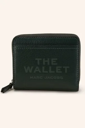 Marc Jacobs Peněženka The Mini Compact Wallet tmavě zelená