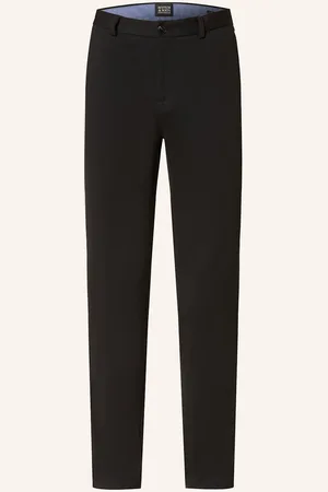 Scotch&Soda Chino Kalhoty Mott Super Slim Fit černá