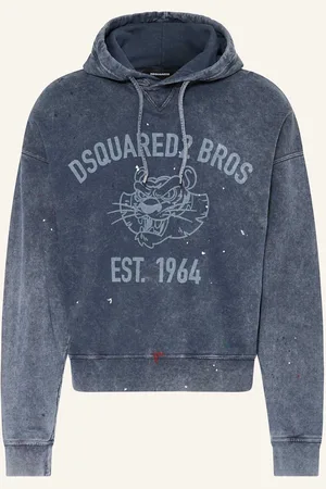 Dsquared2 Mikina S Kapucí tmavě modrá