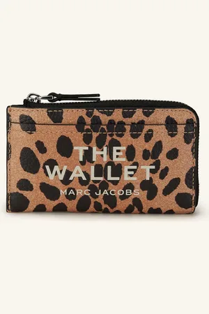 Marc Jacobs Peněženka The Top Zip Multi velbloudí černá