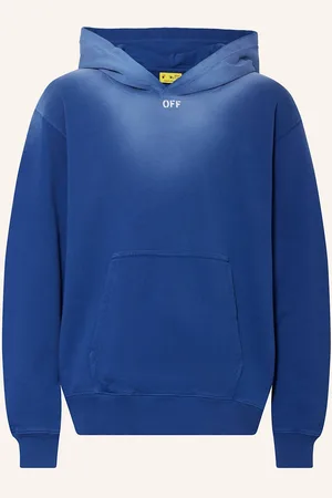 OFF-WHITE Mikina S Kapucí tmavě modrá
