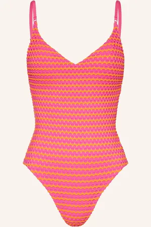 Seafolly Plavky Mesh Effect růžová oranžová