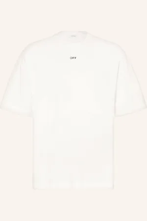 OFF-WHITE Tričko bílá černá