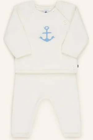 Petit Bateau Sada: Svetr A Úpletové Kalhoty režná