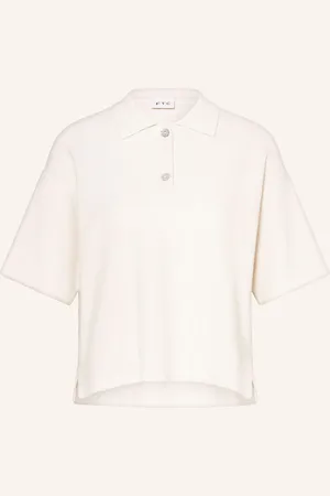 FTC CASHMERE Polokošile Z Froté bílá