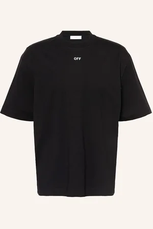 OFF-WHITE Tričko černá mátová