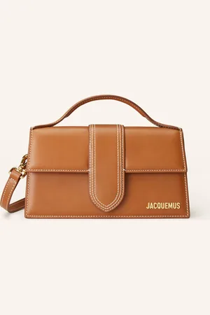 Jacquemus Kabelka Přes Rameno Le Grand Bambino hnědá
