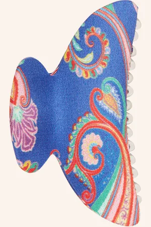 Etro Spona Do Vlasů modrá oranžová