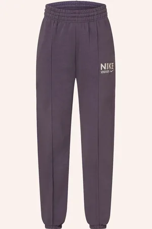Nike Fleecové Kalhoty tmavě fialová
