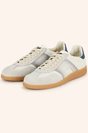 santoni Sneakersy Olympic bílá stříbrná
