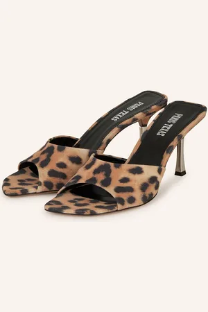 PARIS TEXAS Mules Lorena 75 světle hnědá černá