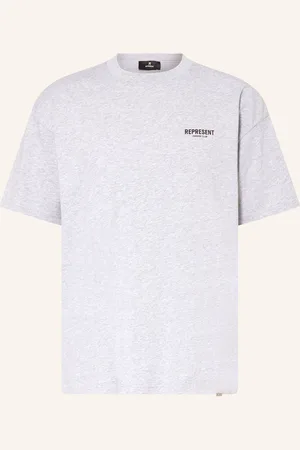 Represent Tričko světle šedá černá