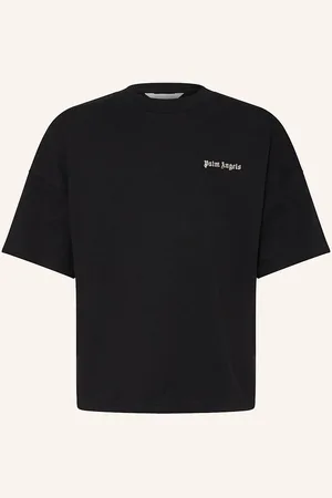 Palm Angels Tričko černá modrá žlutá