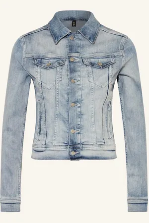 True Religion Cropped Džínová Bunda tmavě modrá